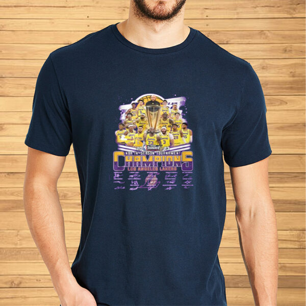 2023 NBA In-Season Tournament Champions Los Angeles Lakers T-Shirts