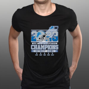 2023 NFC North Division Champions Detroit Lions T-Shirts