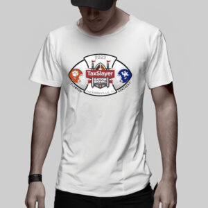 2023 Taxslayer Gator Bowl Clemson Tigers vs Kentucky Wildcats Helmet Head To Head TShirt