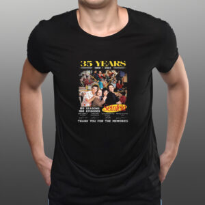 35 Years 1989 – 2024 Seinfeld 09 Seasons 180 Episodes Thank You For The Memories T-Shirts