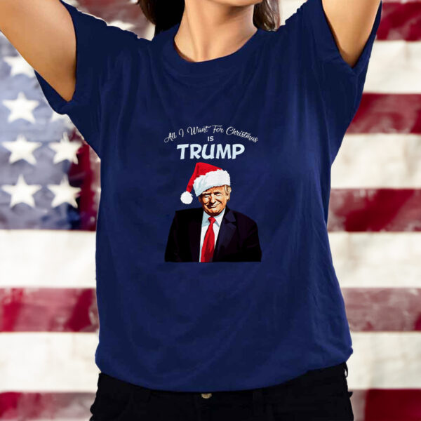 ALL I WANT FOR CHRISTMAS IS TRUMP SHIRT TEE