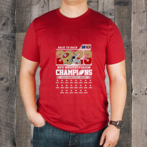 Back To Back 2023 NFC West Division Champions Shirts