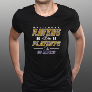 Baltimore Ravens 2023 Playoffs Go Ravens T-Shirts