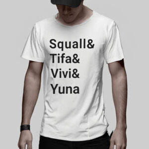 Ben Starr Squall And Tifa And Vivi And Yuna TShirt