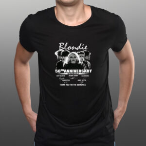 Blonedie 50th Anniversary 1974 – 2024 Thank You For The Memories T-Shirt