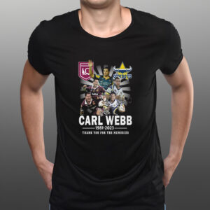 Carl Webb 1981 – 2023 Thank You For The Memories T-Shirts