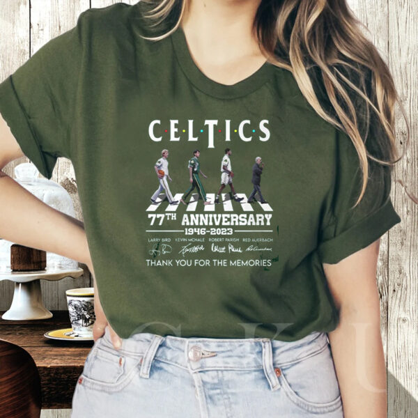 Celtics 77th Anniversary 1946 – 2023 Thank You For The Memories T-Shirt