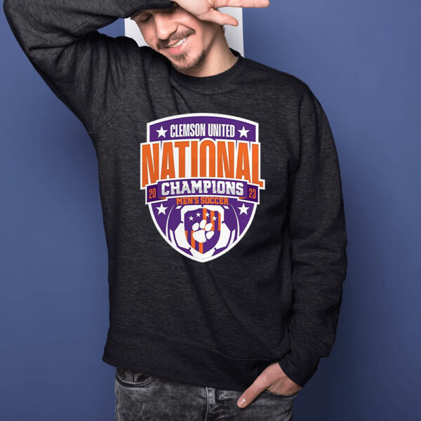 Clemson Tigers Unisex 2023 Ncaa Mens Soccer National Champions Logo Shirts