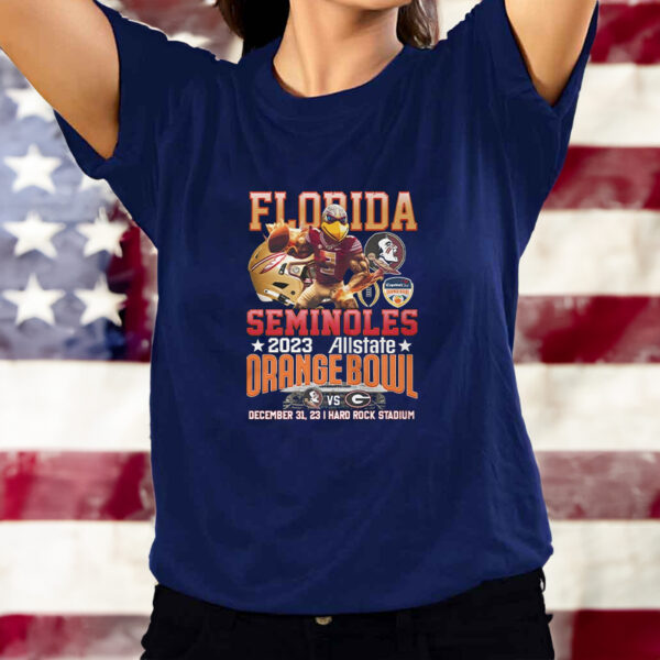 Florida Seminoles 2023 Allstate Orange Bowl December 31, 2023 Shirt