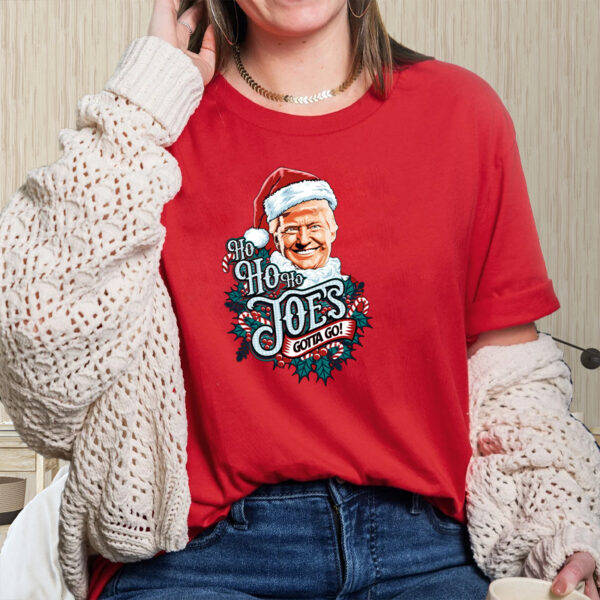 HO HO HO JOES GOTTA GO RED GIRL TEE SHIRT