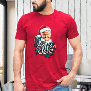 HO HO HO JOES GOTTA GO RED GIRL TEE SHIRTs