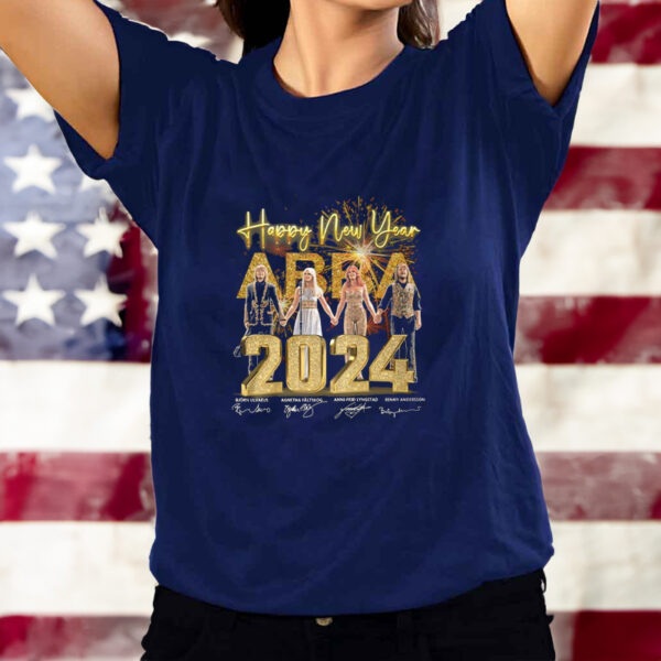 Happy New Years 2024 ABBA Signature T-Shirt