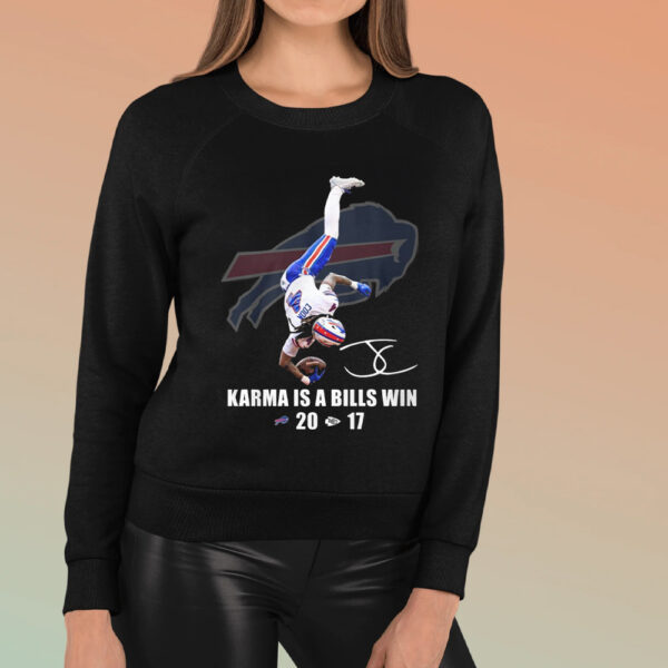 James Cook Karma Is A Bills Win Shirts