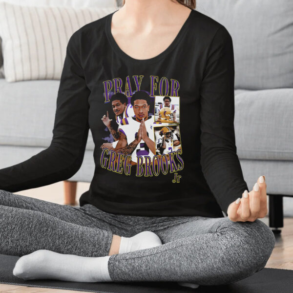 Jayden Daniels Pray For Greg Brooks Jr Shirts