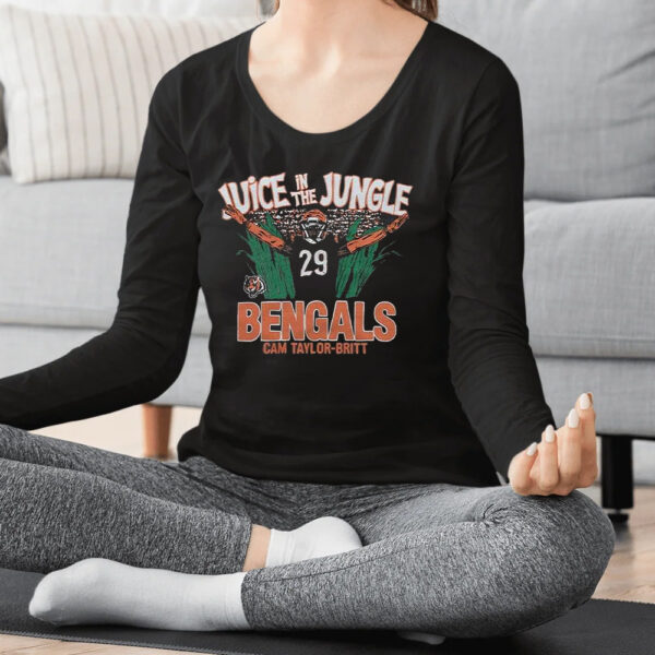 Juice In The Jungle Bengals Cam Taylor-Britt Shirts