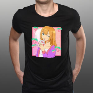 Kawaii Anime Girl Strawberry Milk T-Shirts