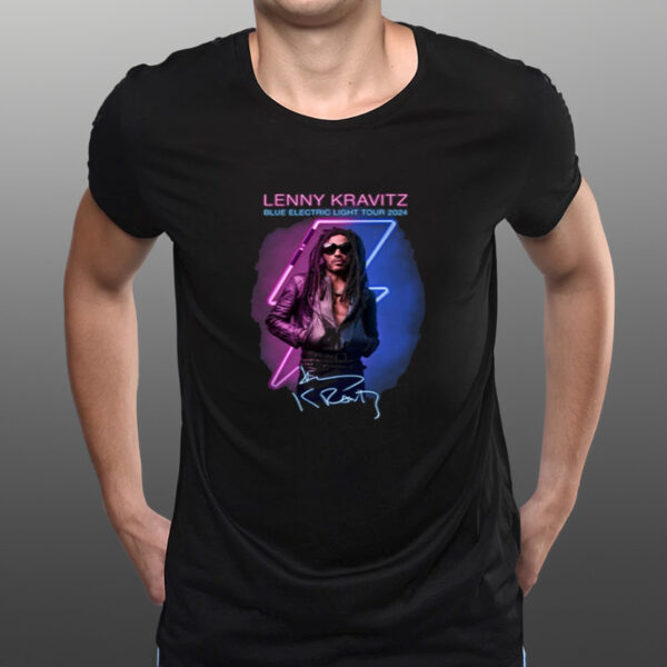 Lenny Kravitz Blue Electric Light Tour 2024 T-Shirts