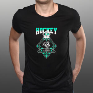 Lion crown Hockey is my life shirts