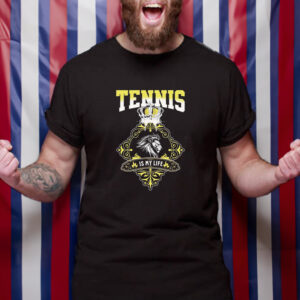 Lion crown Tennis is my life shirt