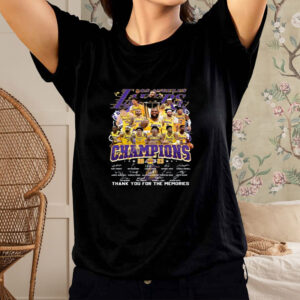 Los Angeles Lakers Champions 2023 Thank You For The Memories T-Shirts