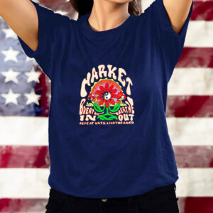 Market breathe in breathe out repeat until lightheaded classic shirt