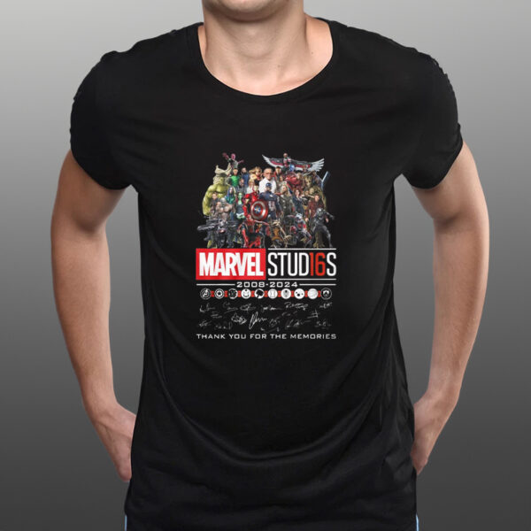 Marvel Stud16s 2008 – 2024 Thank You For The Memories T-Shirts