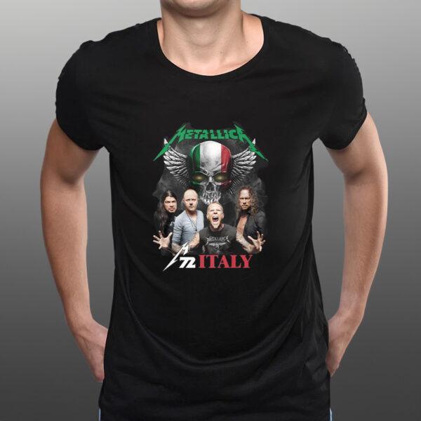 Metallica Italy 2024 T-Shirts