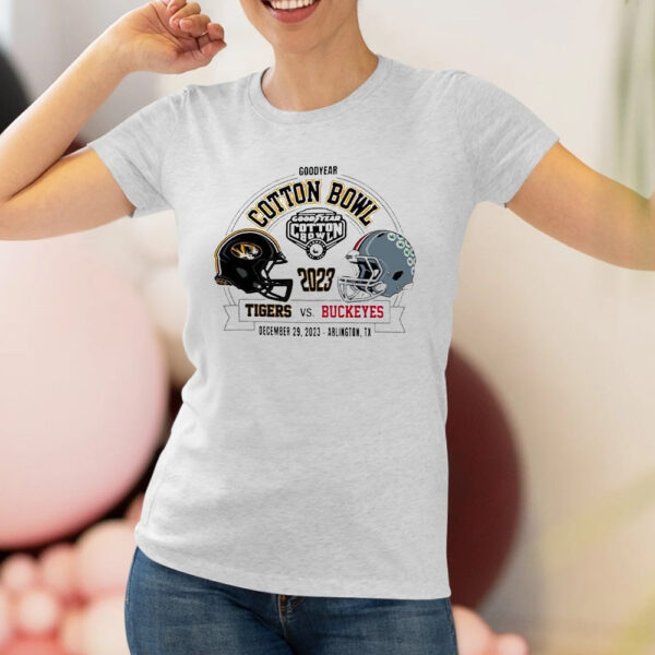 Mizzou Tigers vs Ohio State Buckeyes Goodyear Cotton Bowl Dec 29 2023 Shirt