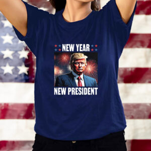 NEW YEAR NEW PRESIDENT_ILLUSTRATION TEE SHIRT