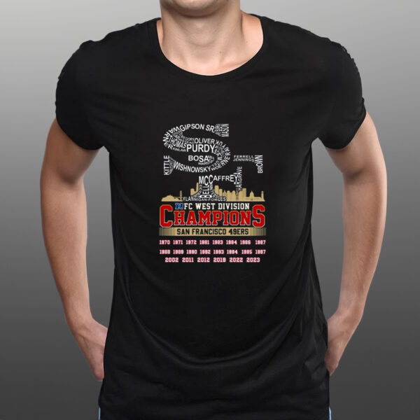 NFC West Division Champions San Francisco 49ers T-Shirts