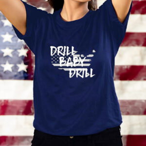 Official Scott Presler Drill Baby Drill Map Usa Flag Shirt