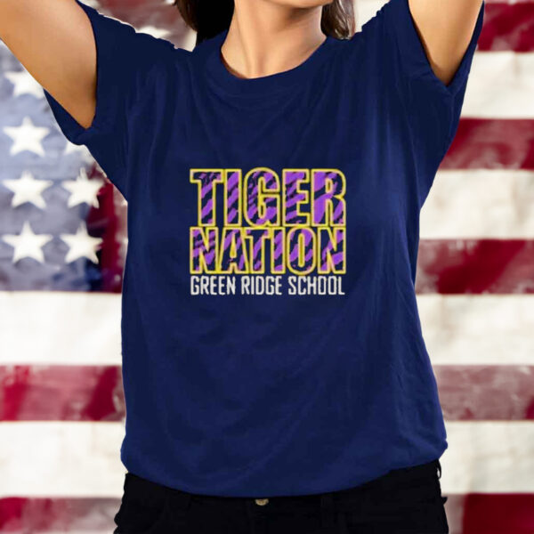 Official Tiger Nation Green Ridge School T-shirt