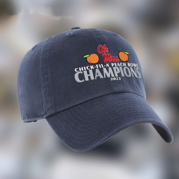 Ole Miss Rebels 2023 Chick Fil A Peach Bowl Championship T-Hat