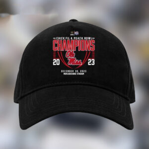 Ole Miss Rebels 2023 Chick-fil-A Peach Bowl Champions Hat