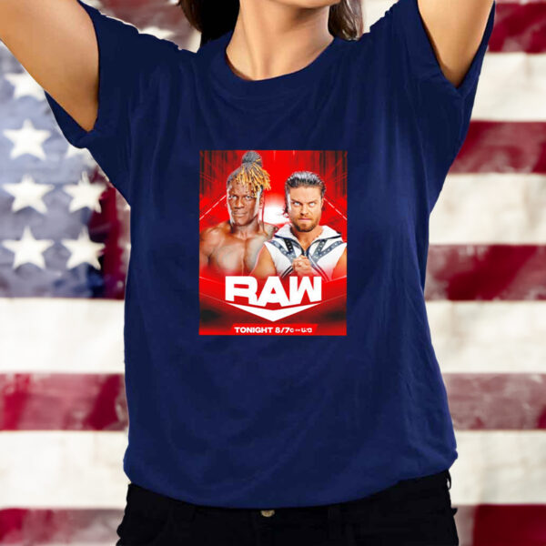 Ron Killings Jordan Devlin wrestler RAW WWE shirt