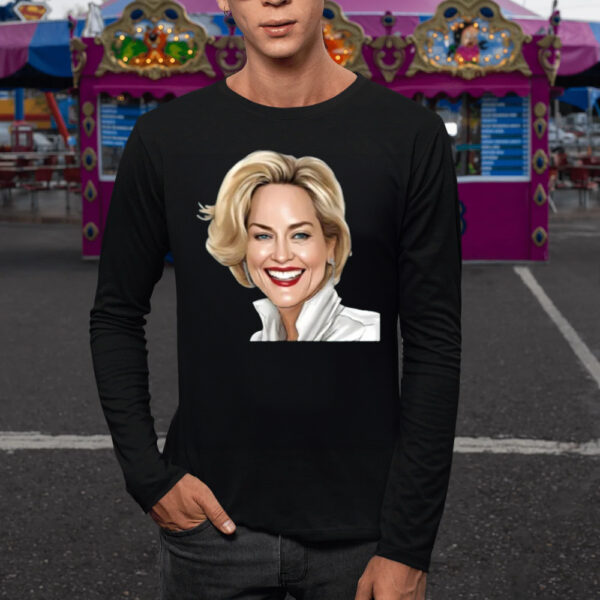 Sharon Stone Oscars White TShirt