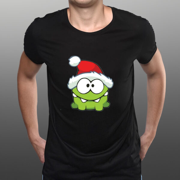 Shirt Om Nom Santa-Unisex T-Shirts