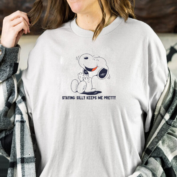 Shirt Staying Silly Keeps Me Pretty-Unisex T-Shirt