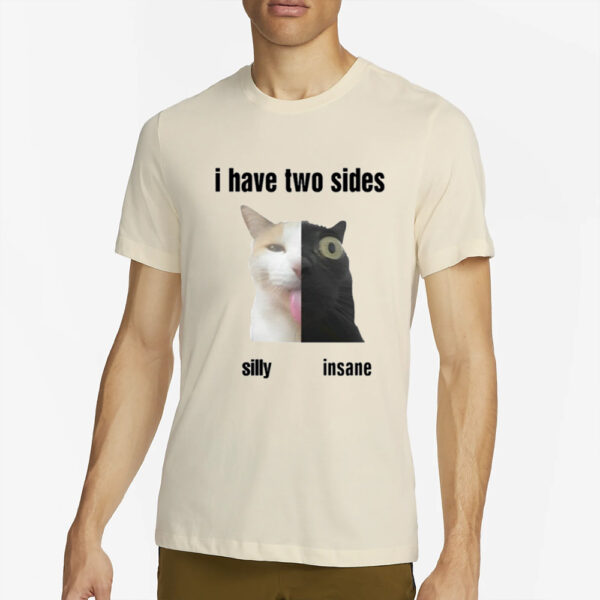 Sillyteestudio I Have Two Sides Silly Insane T-Shirt2