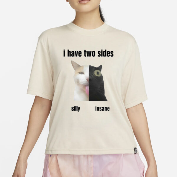 Sillyteestudio I Have Two Sides Silly Insane T-Shirt4