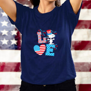 Snoopy American flag The Peanuts shirt