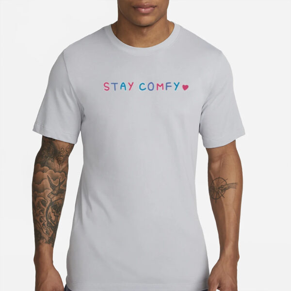 Stay Comfy Pastel Doodle T-Shirt