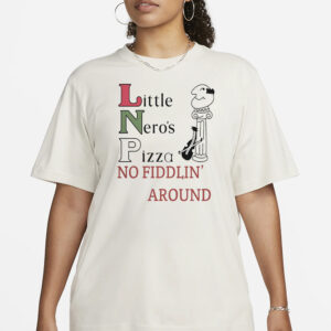 TJ Watt Little Nero Pizza No Fiddlin Around T-Shirt1