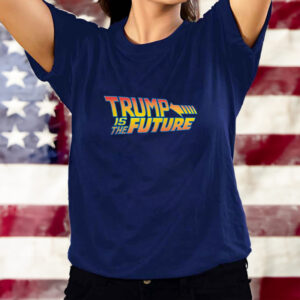 TRUMP IS THE FUTURE NAVY TEE SHIRT