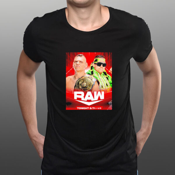 The Miz Gunther wrestler RAW WWE shirts