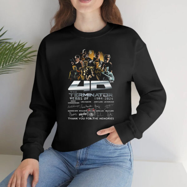 The Terminator 40 Years Of 1984 – 2024 Thank You For The Memories T-Shirtt