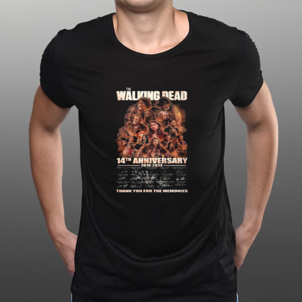 The Walking Dead 14th Anniversary 2010 – 2024 Shirt