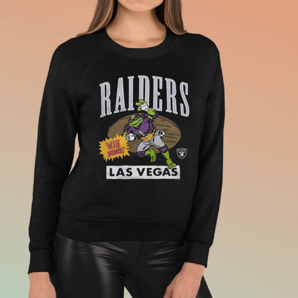 Tmnt Donatello X Las Vegas Raiders TShirt