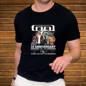 Tool Band 35th Anniversary 1990 – 2025 Thank You For The Memories T-Shirt2