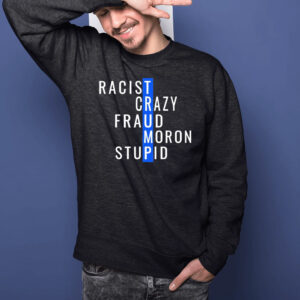 Trump Racist Crazy Fraud Moron Stupid Classic T-Shirts